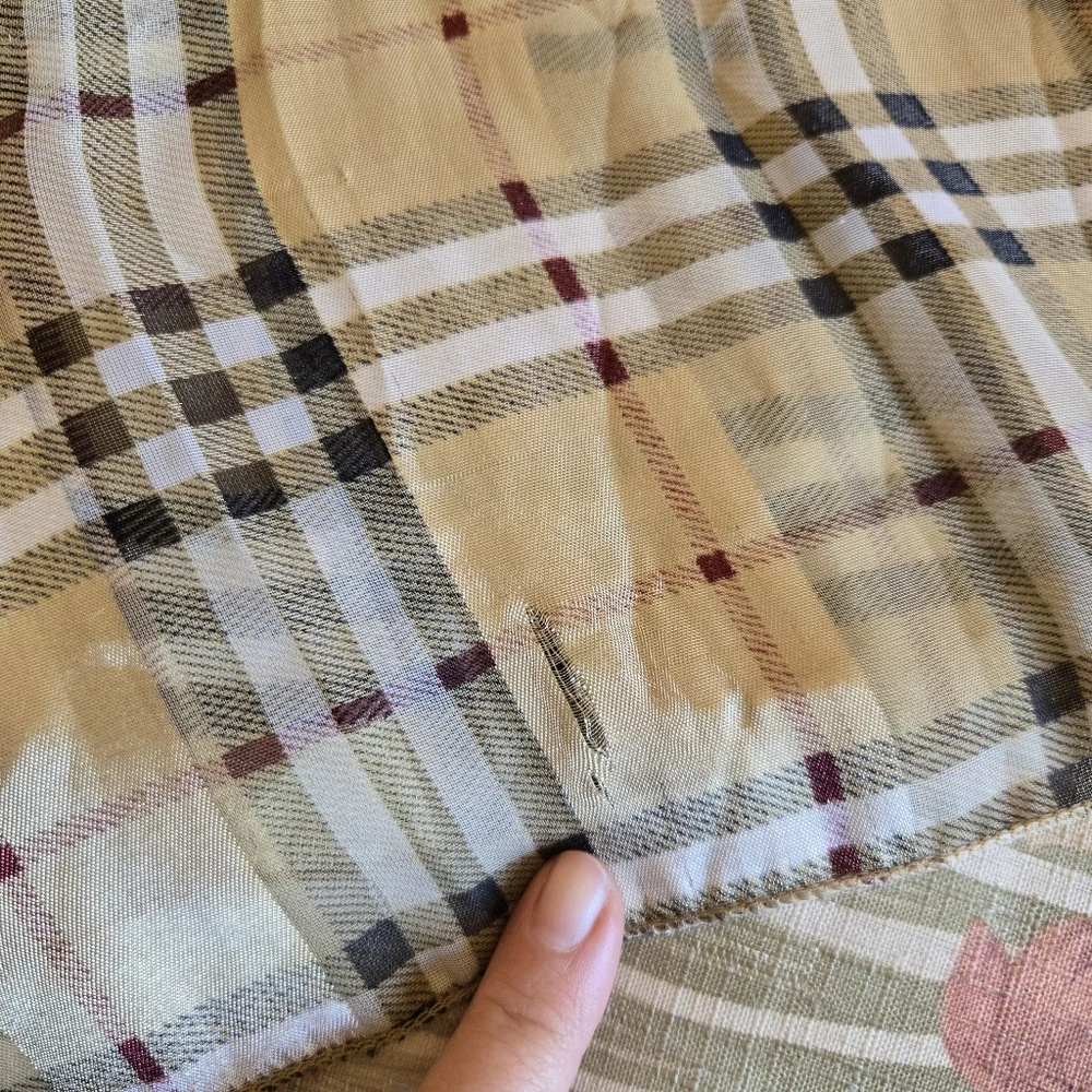 3/$25 Scarf Plaid Satin Gold Beige Black Maroon Silky